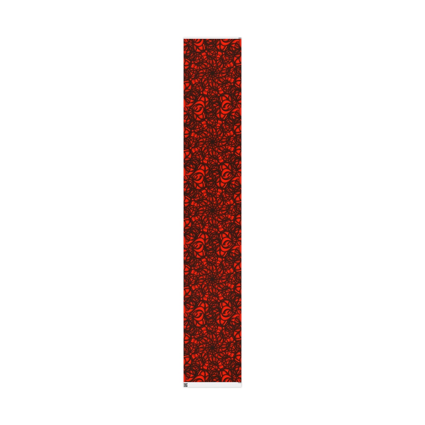 Vibrant Floral Wrapping Paper Red & Black Decorative Gift Wrap for Holidays, Birthdays, and Special Occasions