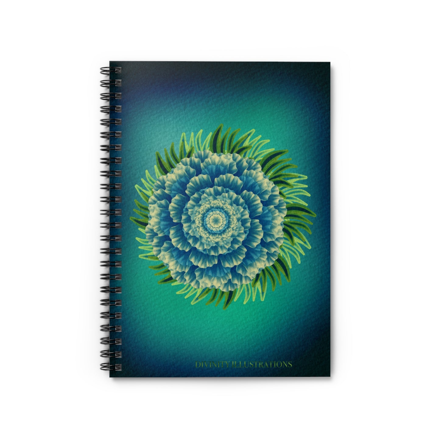 Botanical Spiral Ruled Notebook