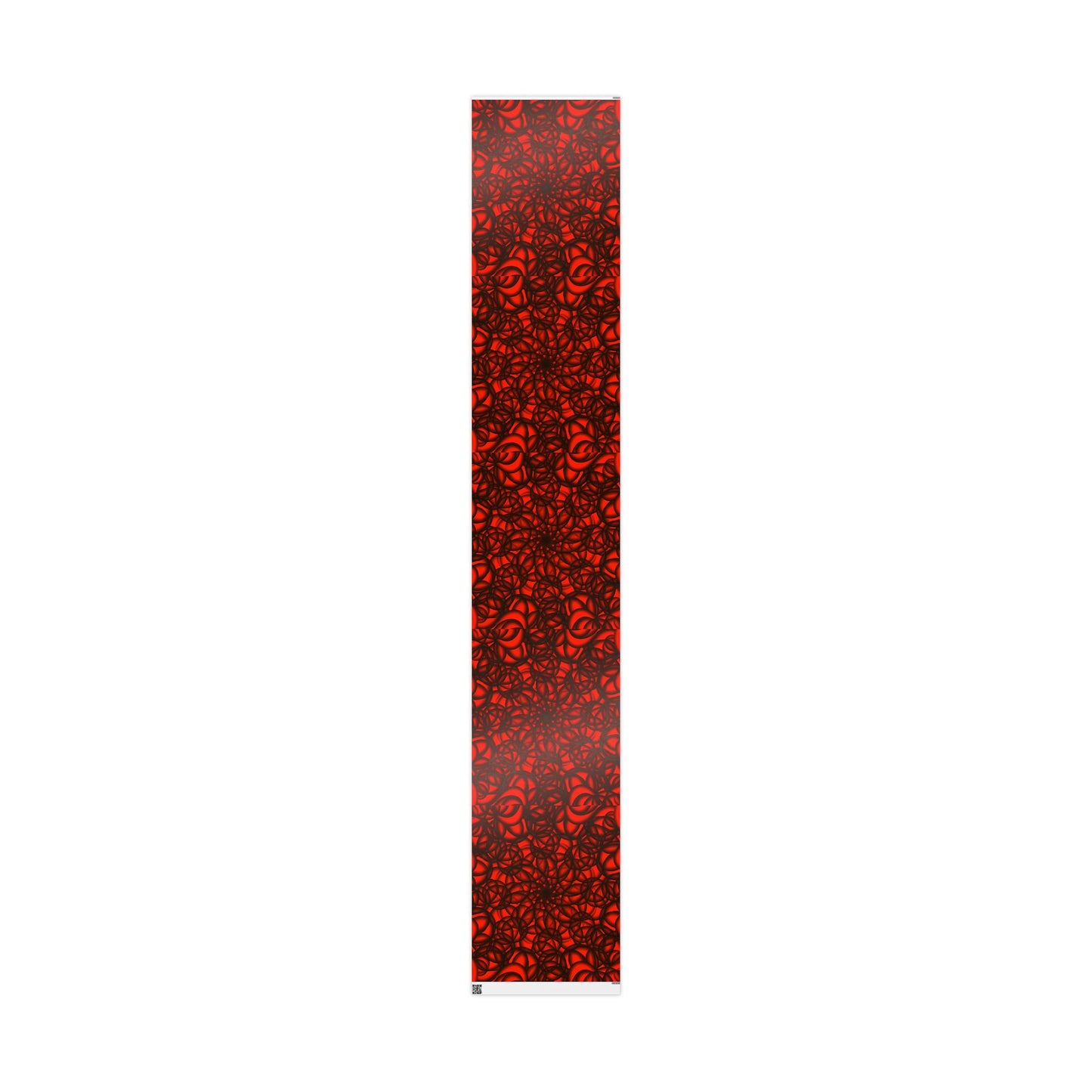 Vibrant Floral Wrapping Paper Red & Black Decorative Gift Wrap for Holidays, Birthdays, and Special Occasions