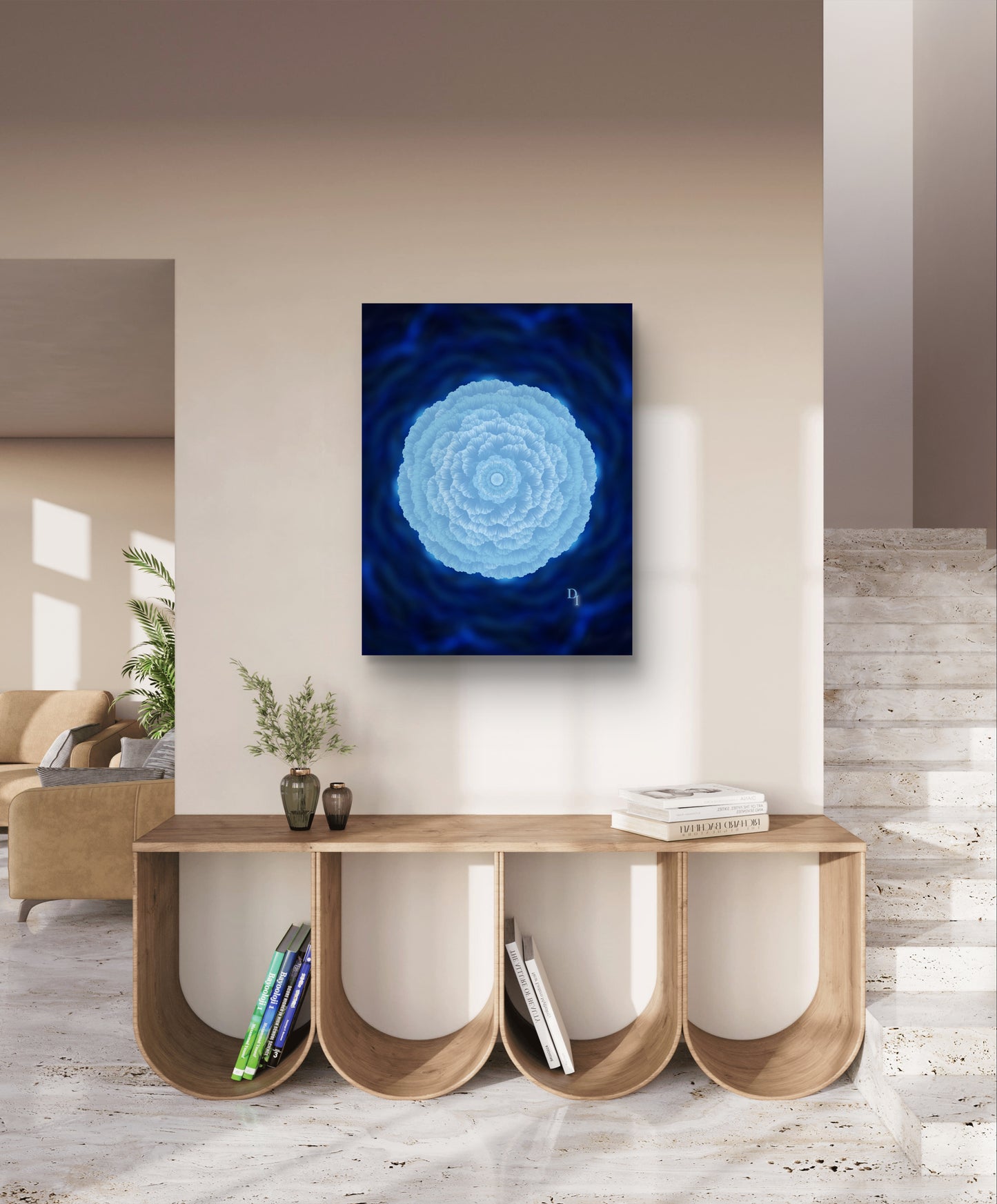 Blooming Depth – Fine Art Giclée Print (Unframed)