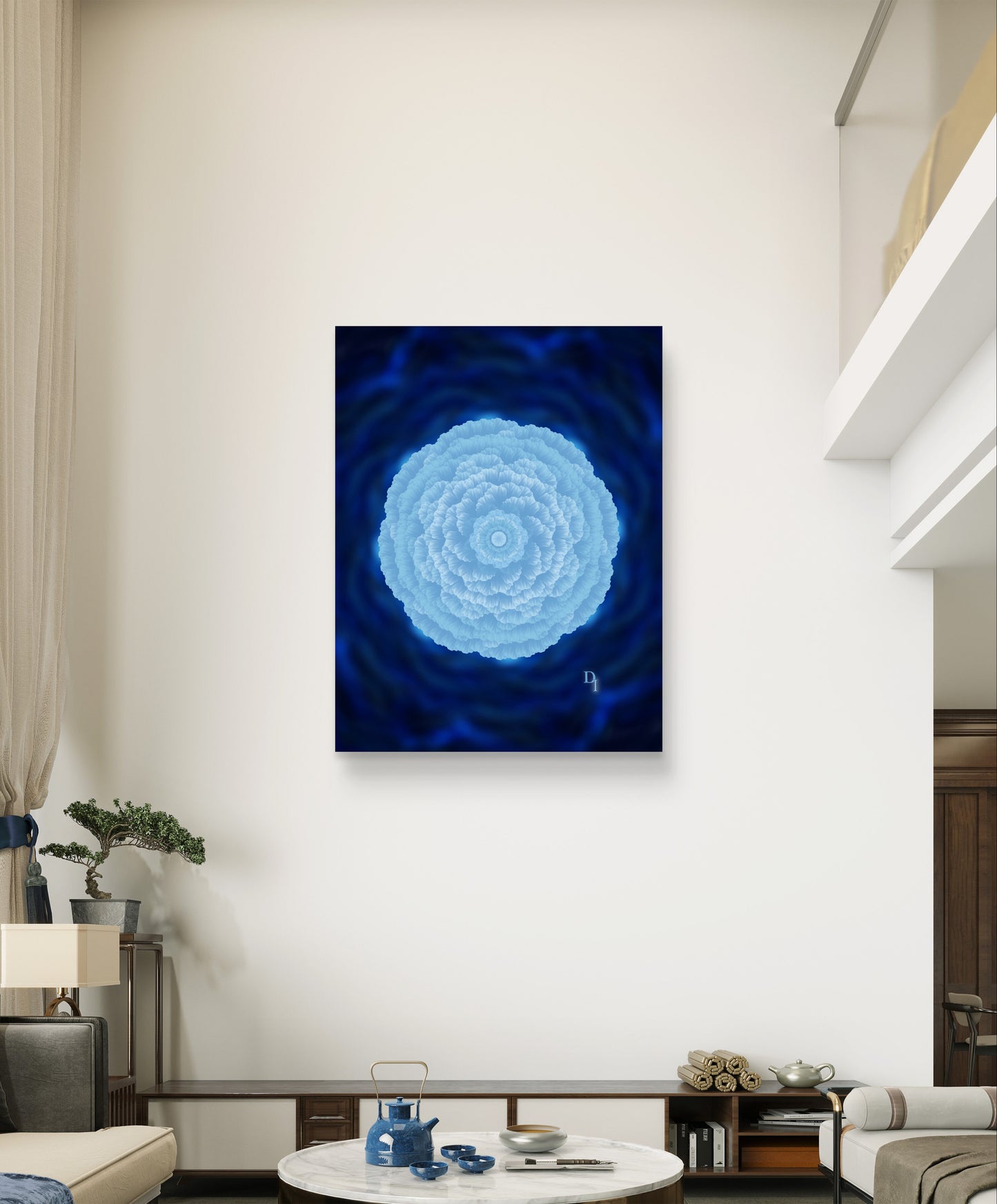 Blooming Depth – Fine Art Giclée Print (Unframed)