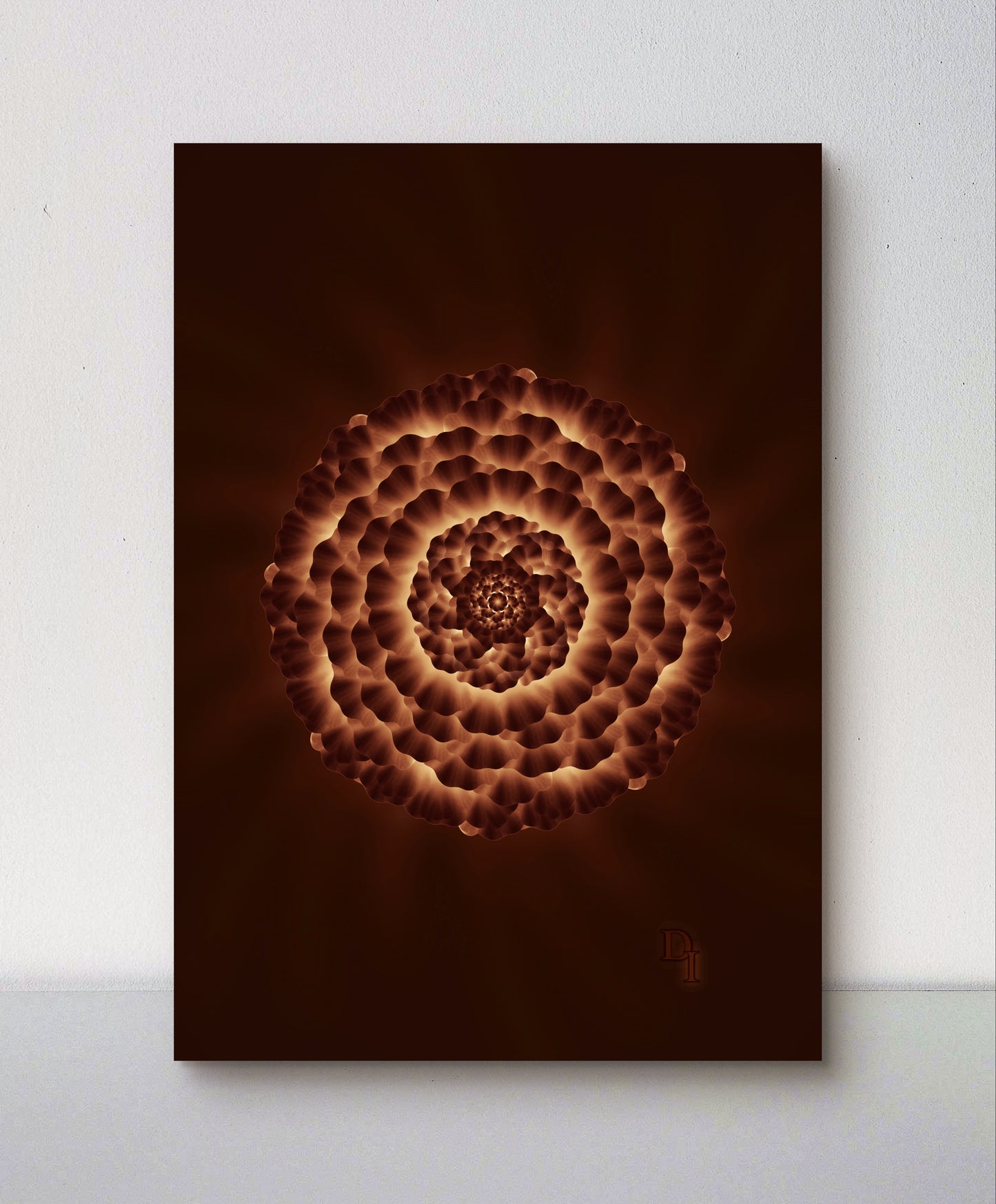 Golden Roots Bloom – Luxury Botanical Art Print for Interior Designers & Collectors