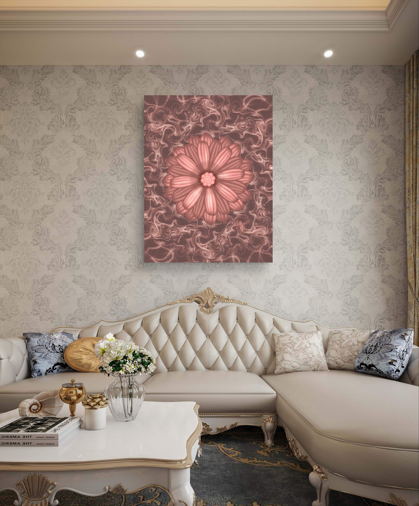 Ascendant Bloom – Luxury Botanical Art Print | Divinity Illustrations