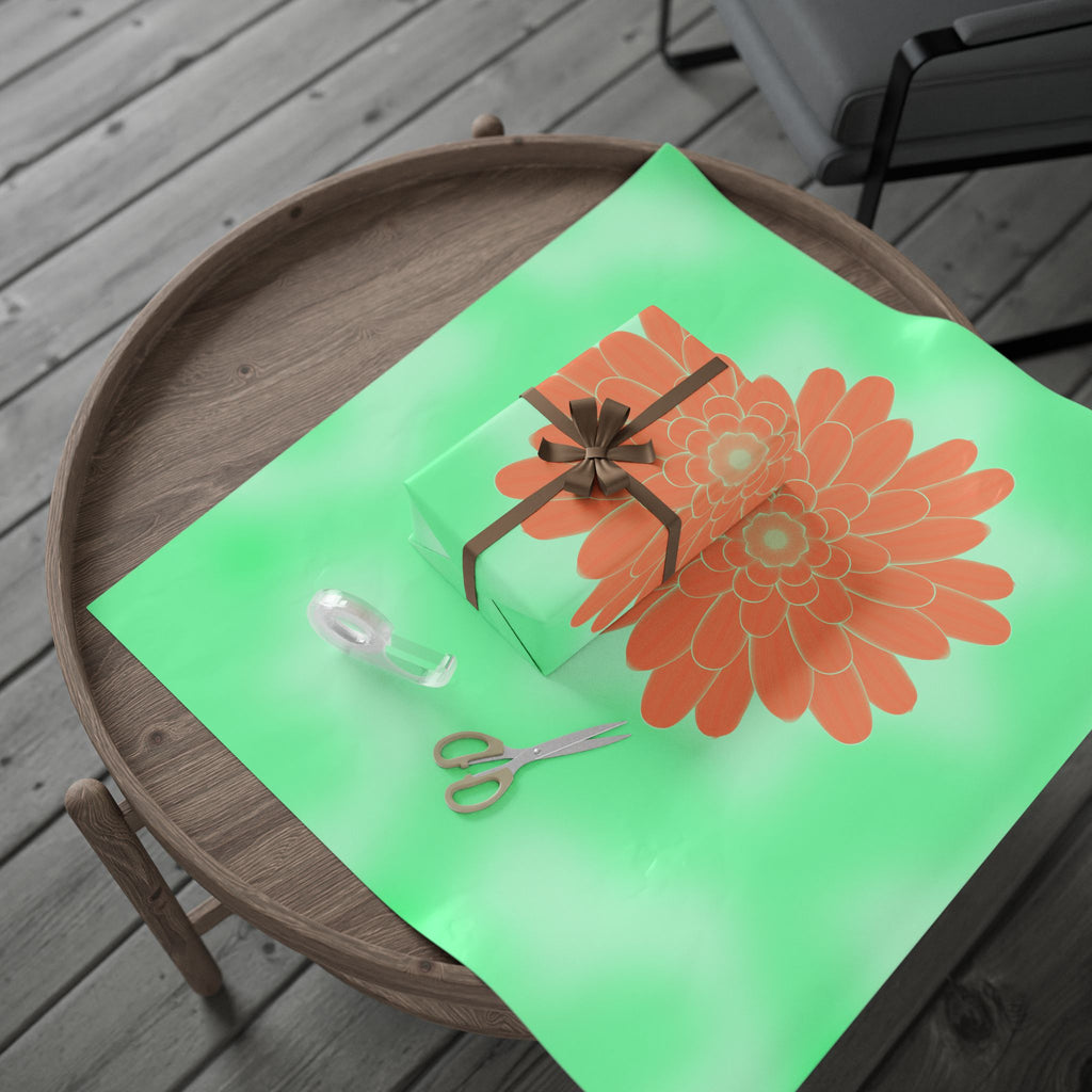 Holiday Floral Gift Wrapping Paper – Vibrant Eco-Friendly Gift Wrap