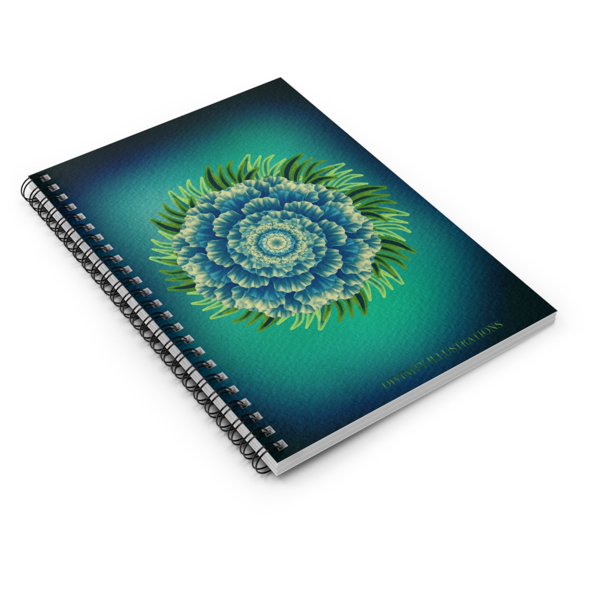 Botanical Spiral Ruled Notebook