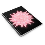 Shadow Bloom Spiral Notebook – Pink Mandala Journal for Writing & Mindfulnes