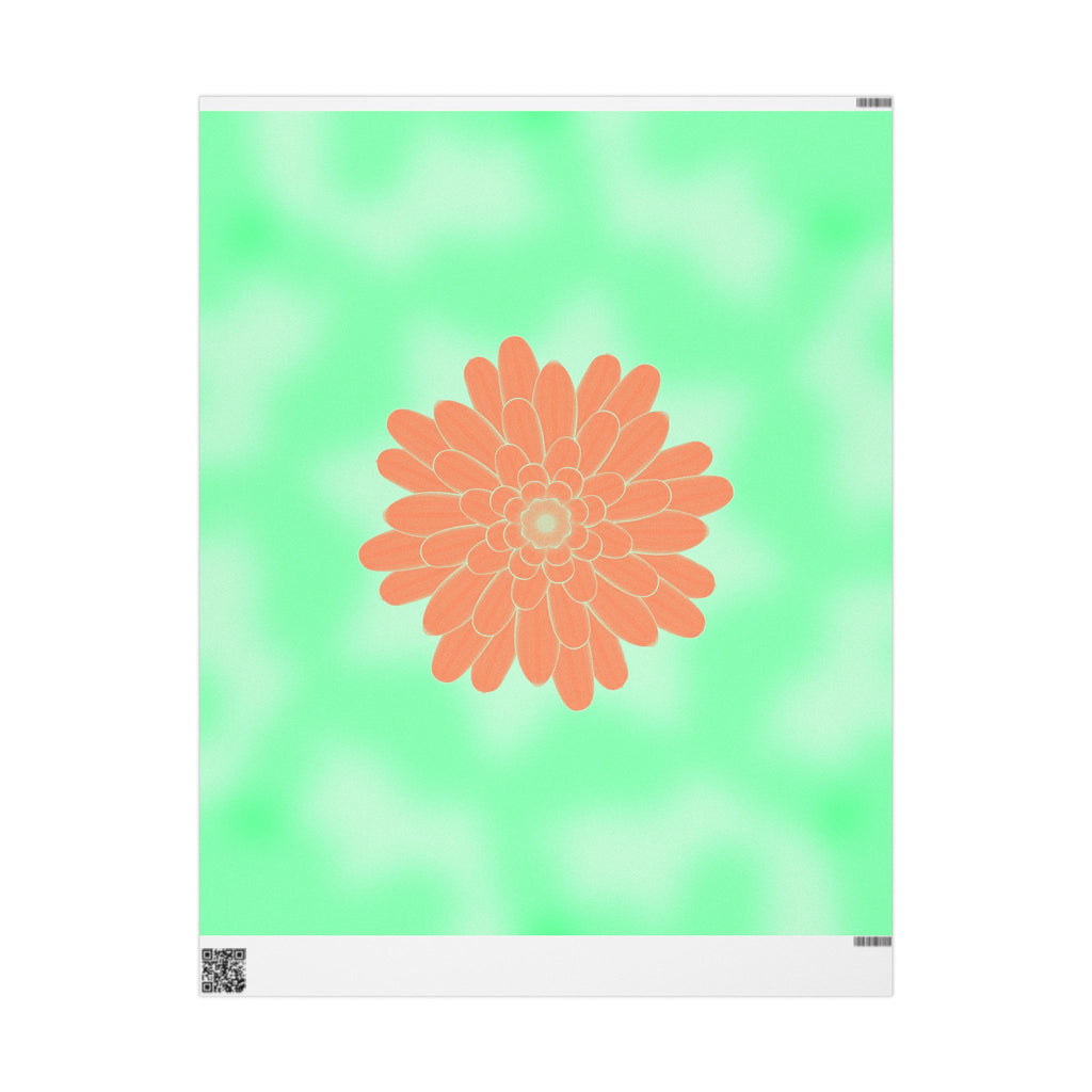 Holiday Floral Gift Wrapping Paper – Vibrant Eco-Friendly Gift Wrap