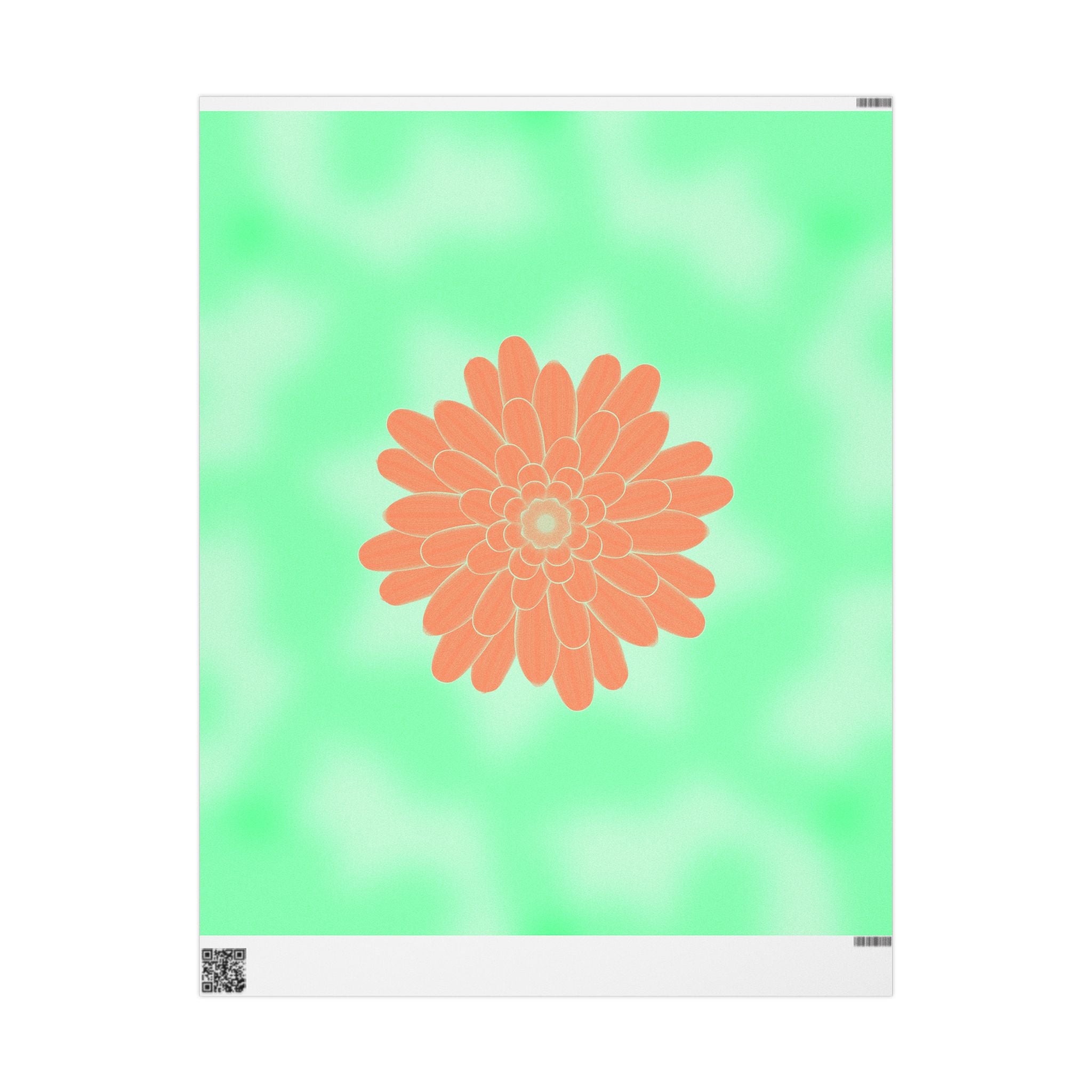 Holiday Floral Gift Wrapping Paper – Vibrant Eco-Friendly Gift Wrap