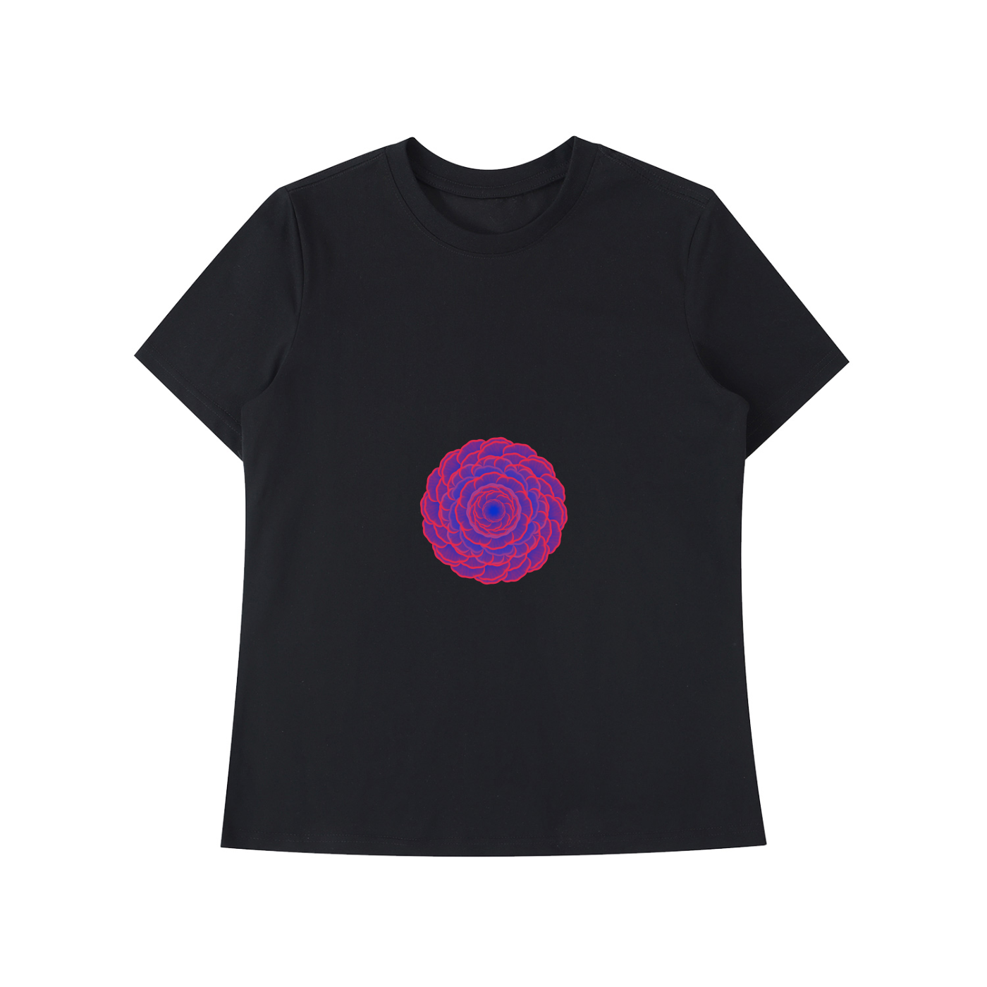 Womens Crop Top,Womens T Shirt,Custom Floral top,Unique Clothes,Limited clothing Drop,Handmade,Cotton Blend Top,Slimming top,Custom Fashion