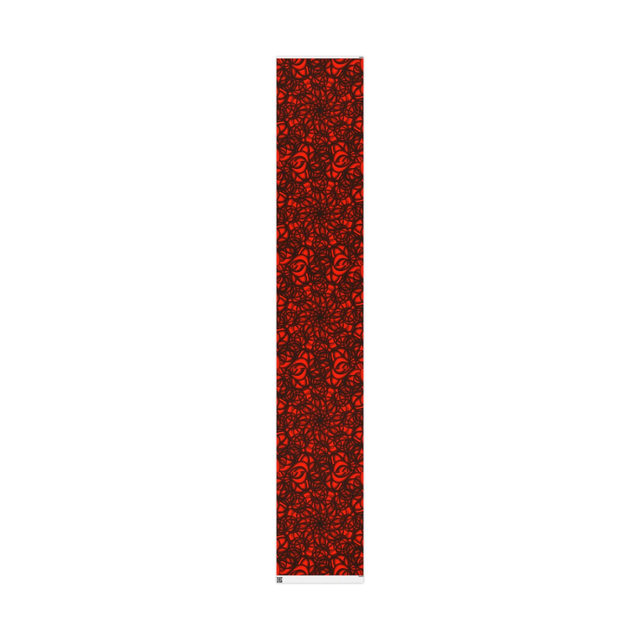Vibrant Floral Wrapping Paper  Red & Black Decorative Gift Wrap for Holidays, Birthdays, and Special Occasions