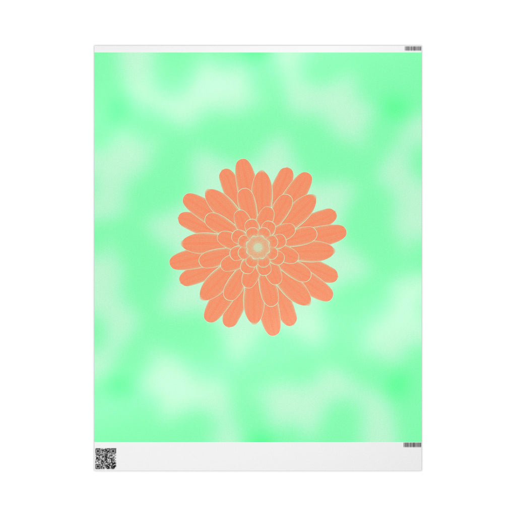 Holiday Floral Gift Wrapping Paper – Vibrant Eco-Friendly Gift Wrap