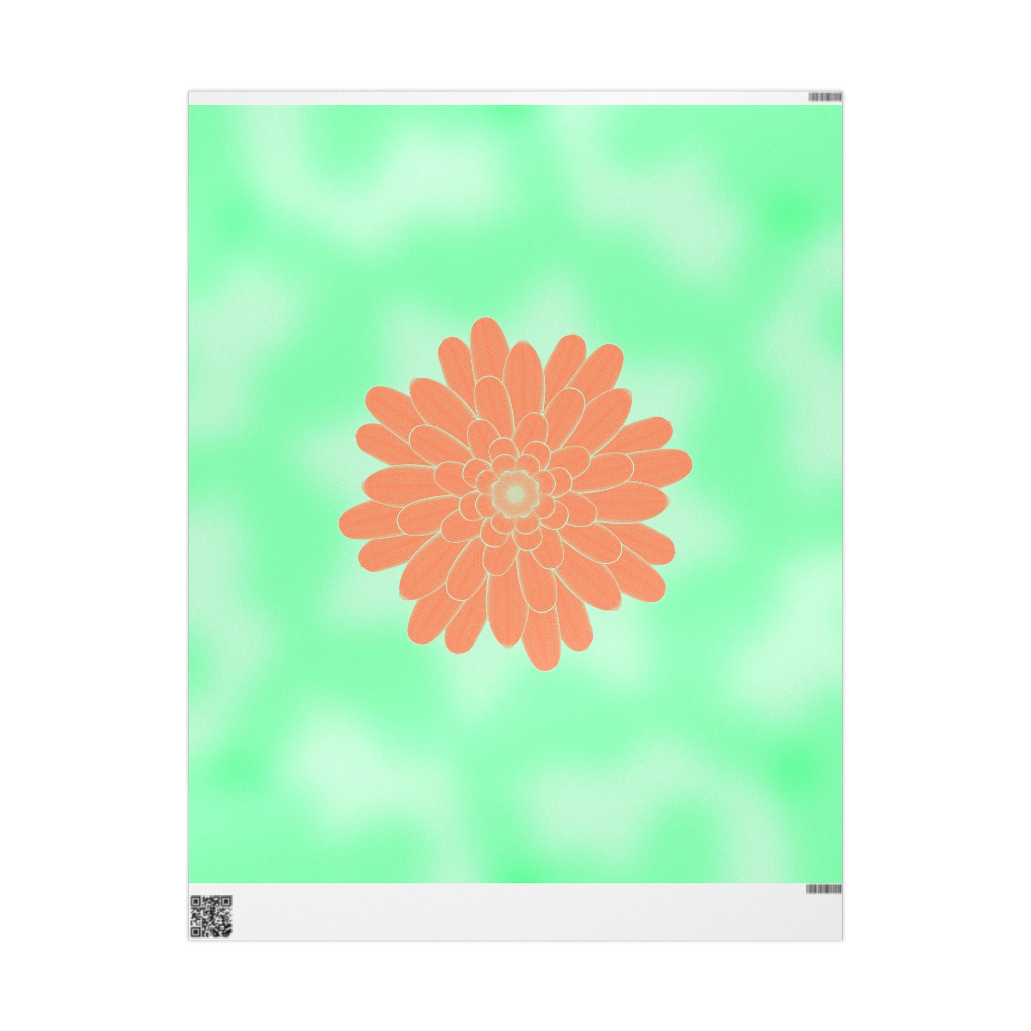 Holiday Floral Gift Wrapping Paper – Vibrant Eco-Friendly Gift Wrap