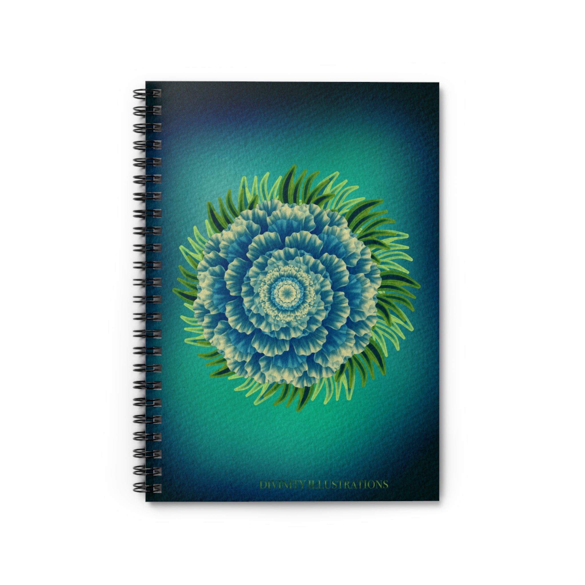 Botanical Spiral Ruled Notebook