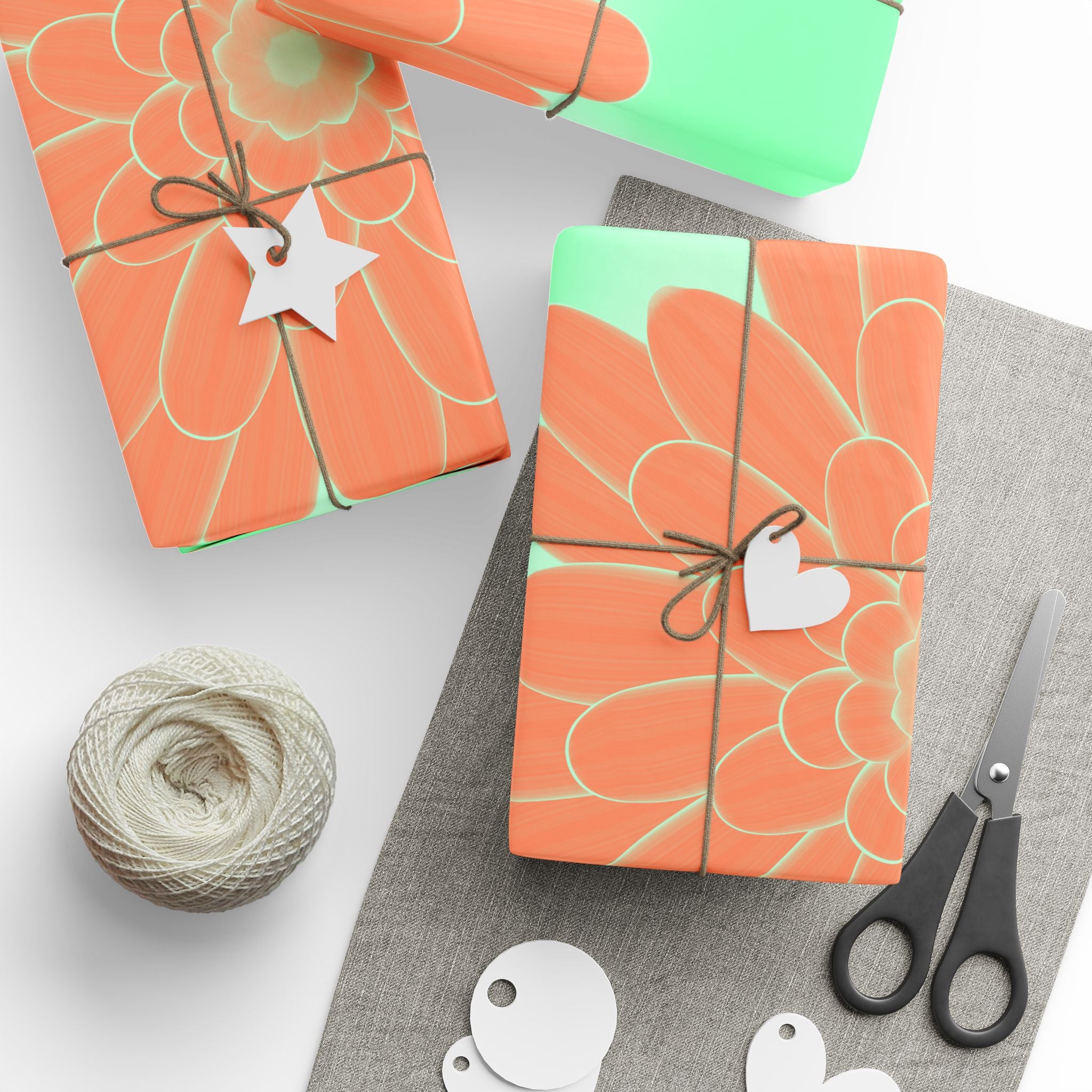 Holiday Floral Gift Wrapping Paper – Vibrant Eco-Friendly Gift Wrap