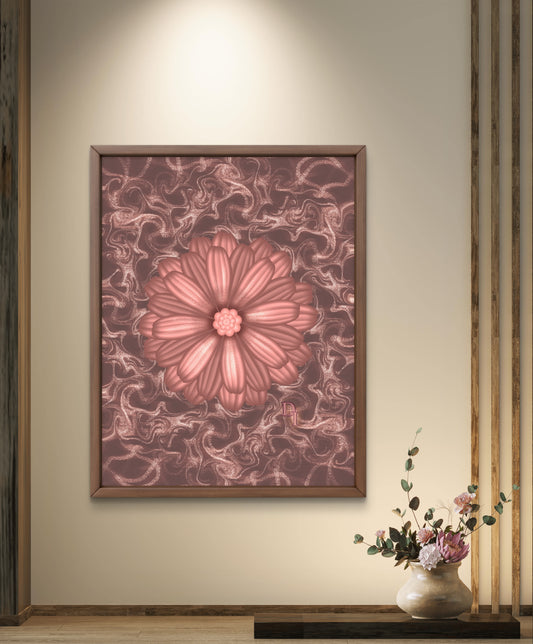 Ascendant Bloom – Luxury Botanical Art Print | Divinity Illustrations
