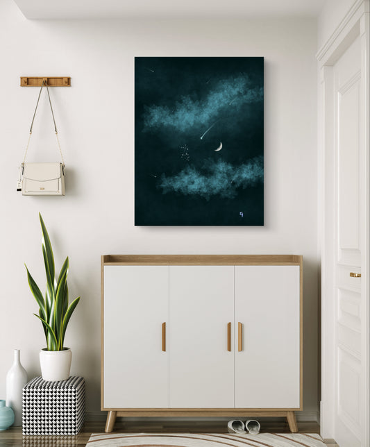Leo’s Night – Fine Art Giclée Print (Unframed)