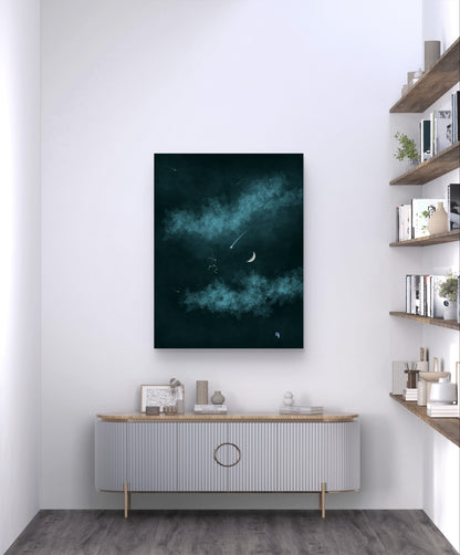 Leo’s Night – Fine Art Giclée Print (Unframed)