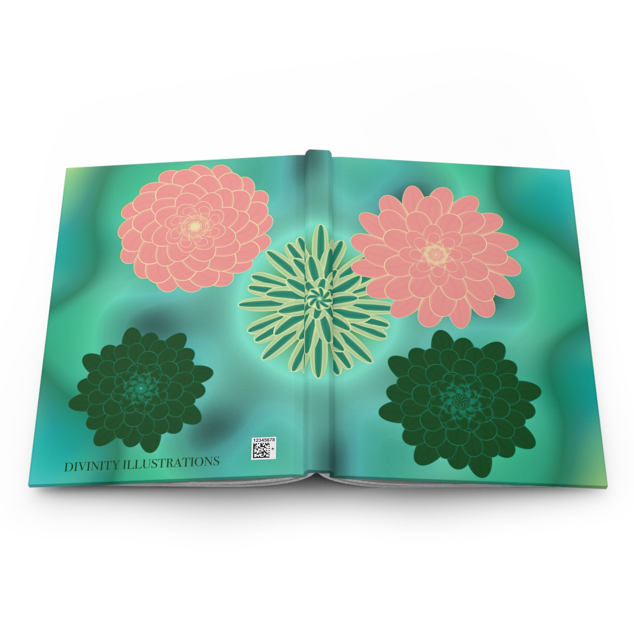 Floral Hardcover Journal | Inspiring Writing Notebook