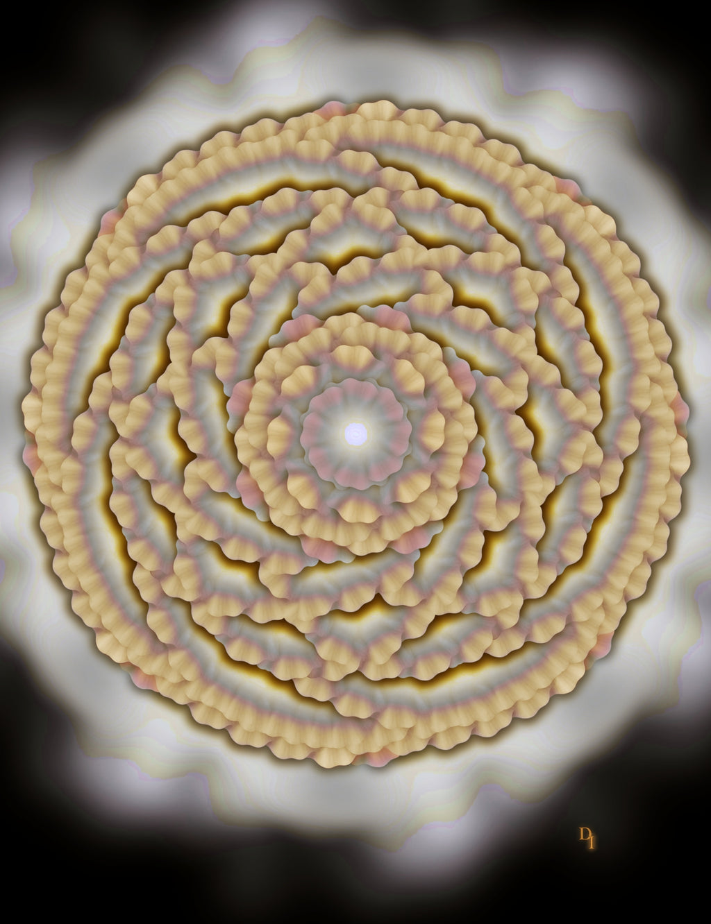 rooted in power floral art print