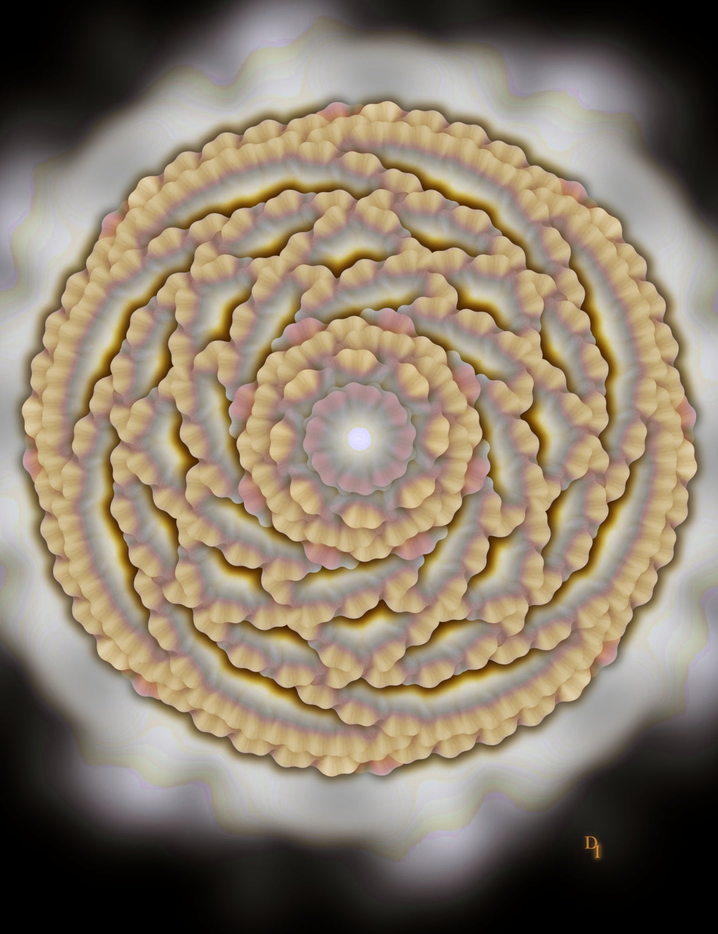 rooted in power floral art print