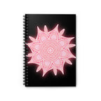 Shadow Bloom Spiral Notebook – Pink Mandala Journal for Writing & Mindfulnes
