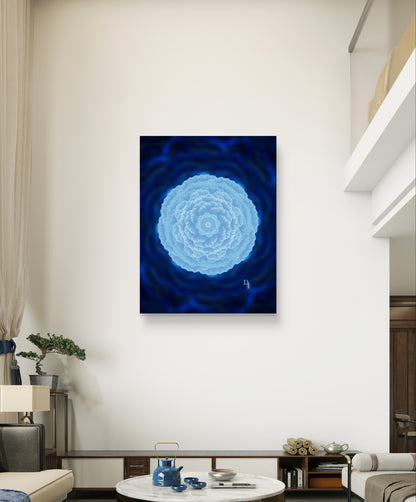 Blooming Depth – Fine Art Giclée Print (Unframed)