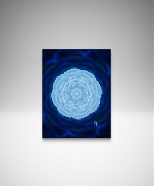 Blooming Depth – Fine Art Giclée Print (Unframed)